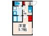シャテロ三河島 1Kの間取り