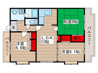 間取図 パークアヴェニュー