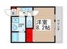 クレフラスト松戸吉井町Ａ棟 1Kの間取り
