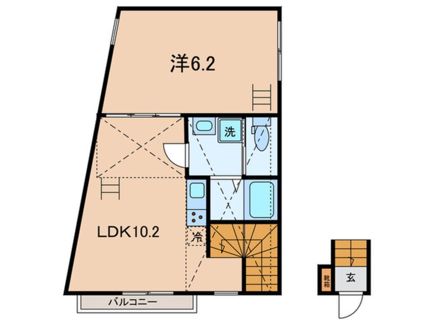 間取図 レガーロ二子玉川