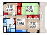 ヴィラアデュサム 3DKの間取り