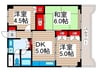 ヴィラアデュサム 3DKの間取り