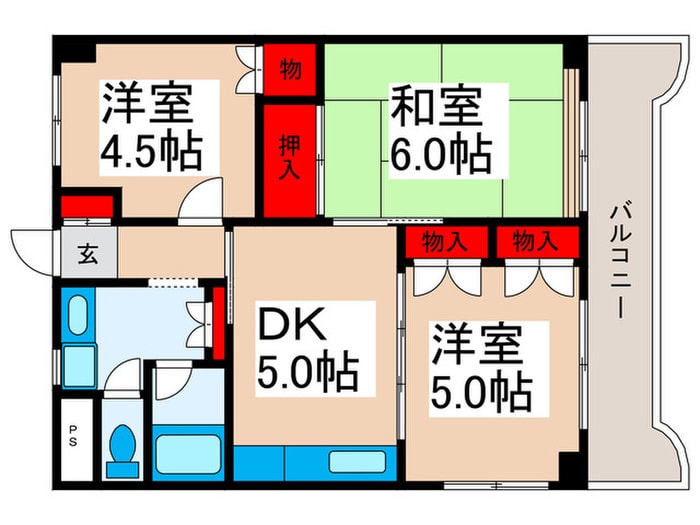 間取り図 ヴィラアデュサム