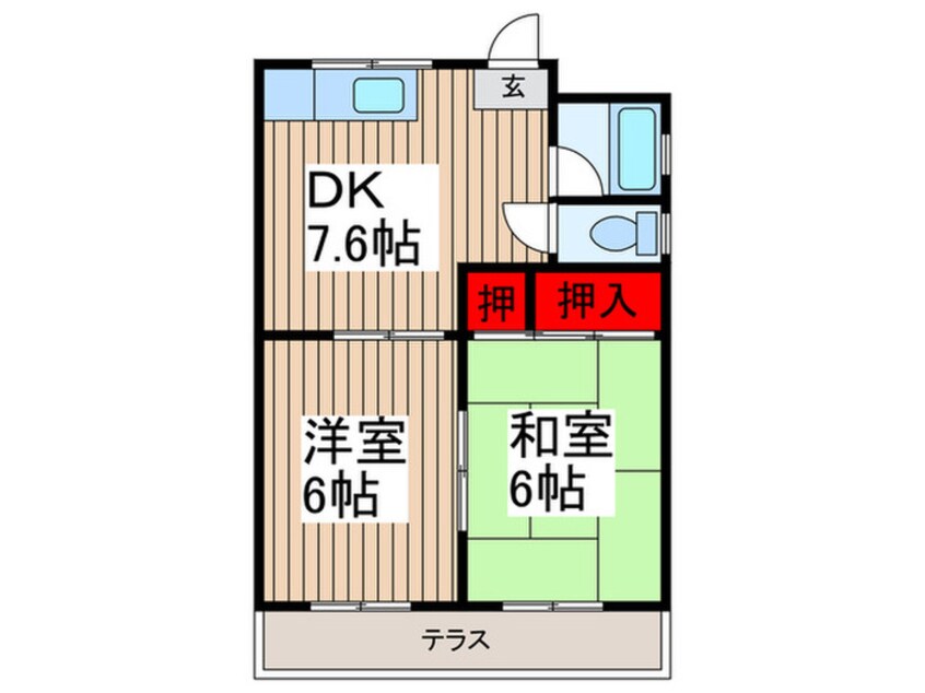 間取図 古庄コーポ