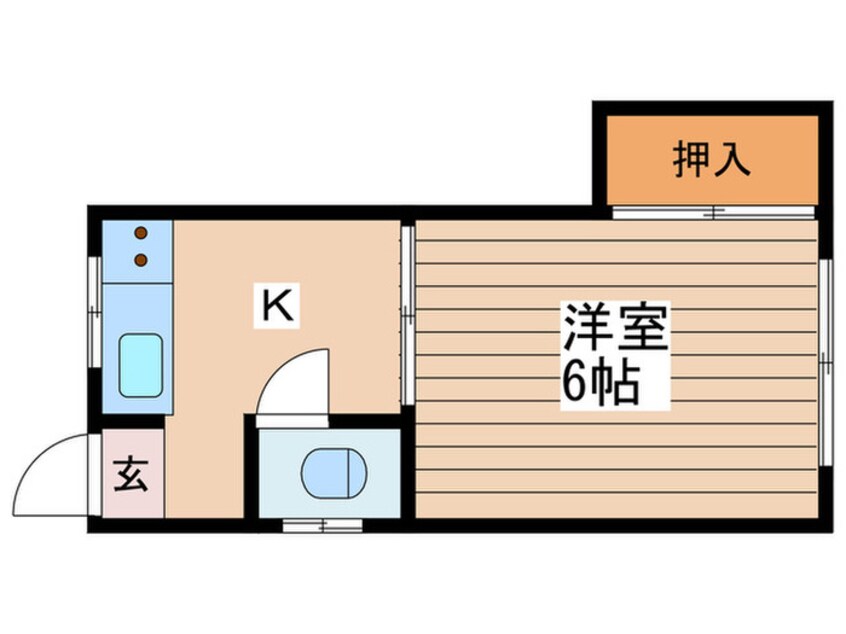 間取図 エルハイツ第３テラジマ