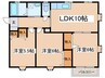 ブル－メゾン 3LDKの間取り