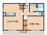 リブリ・hale 1LDKの間取り