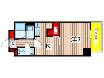 間取図 アベニュ－白河