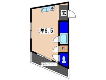 間取図 バリーサイドハイツ