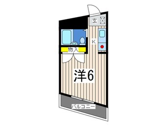 間取図 バリーサイドハイツ