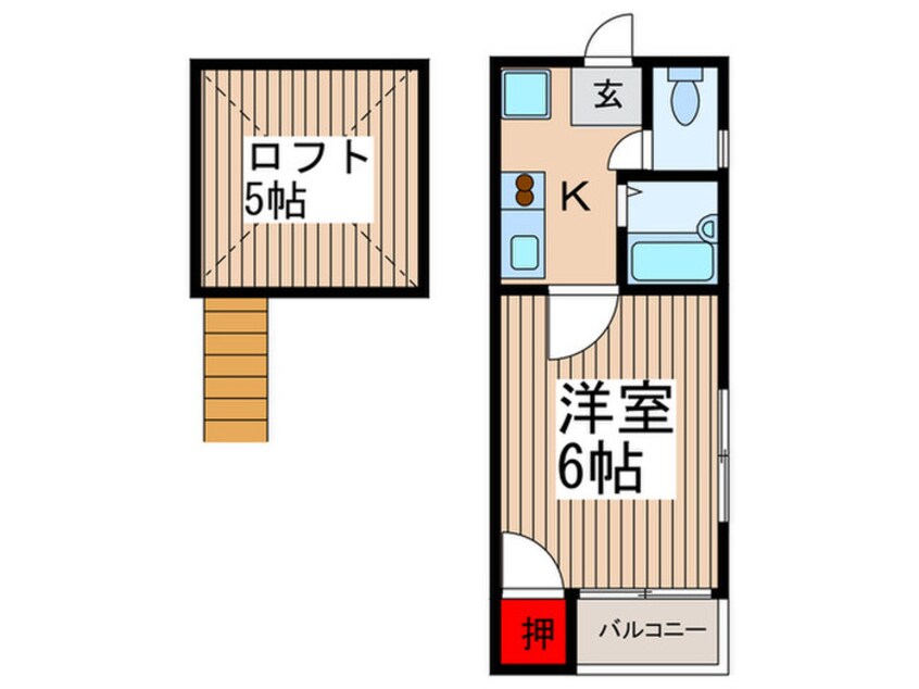 間取図 ＨＡＰＰＩＮＥＳＳ　Ⅰ棟