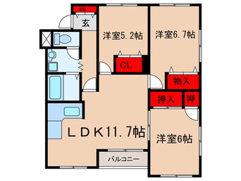 間取図 学園プリンスハイム