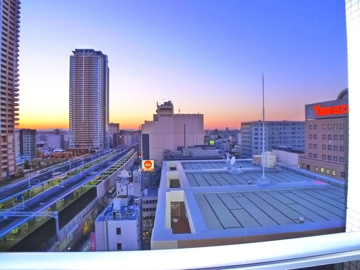 室内からの展望 バウスクロス市川