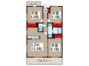 間取図 エトワ－ル