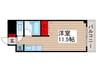大成ルームズ 1Rの間取り
