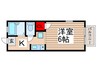 エムブレムカトリエ－ム 1Kの間取り