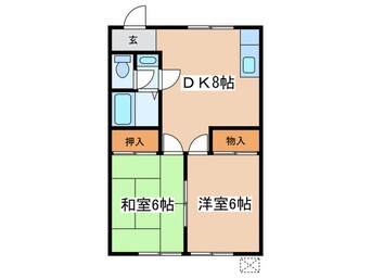 間取図 ハイツ永井Ｂ