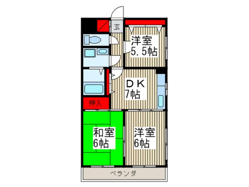 間取図 リベラル　Ⅱ