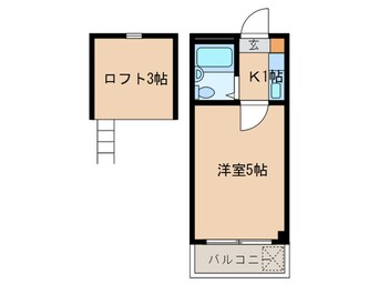 間取図 メゾンレオ絹の道