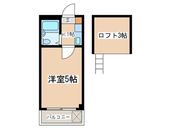 間取図 メゾンレオ絹の道