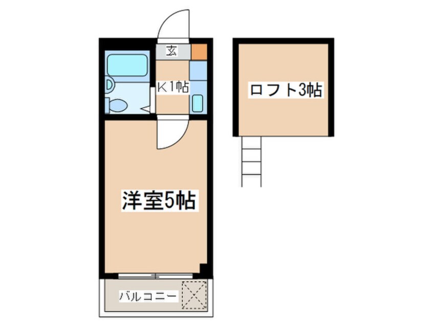 間取図 メゾンレオ絹の道