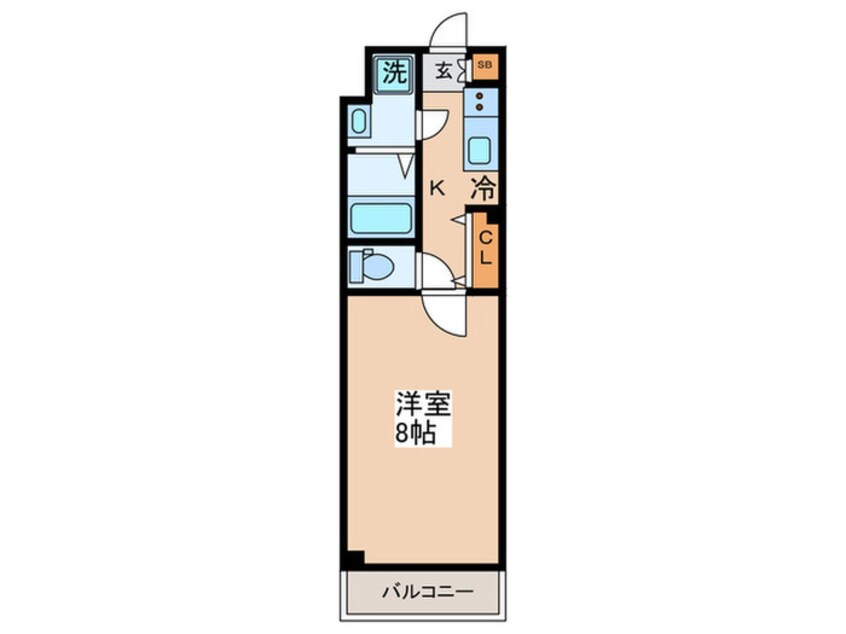 間取図 プレール・ドゥーク高井戸