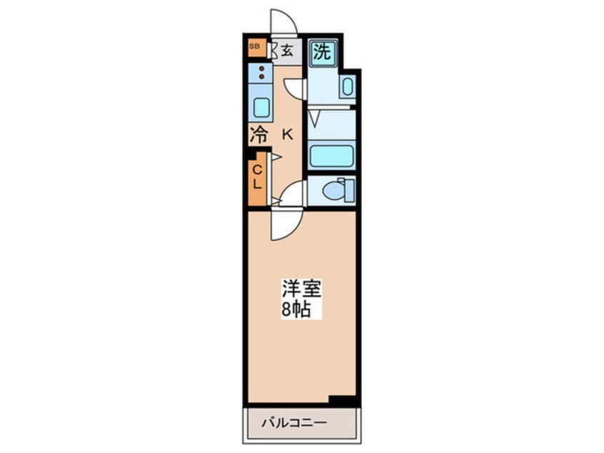 間取図 プレール・ドゥーク高井戸