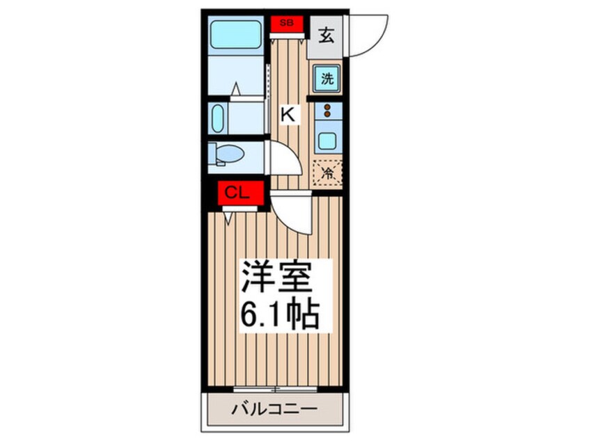 間取図 Will　Mira上青木