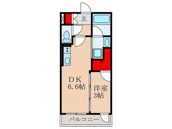 間取図 イプセ東高円寺