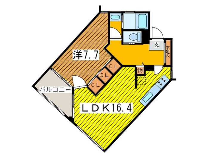 間取り図 グリ－ンヴィラ