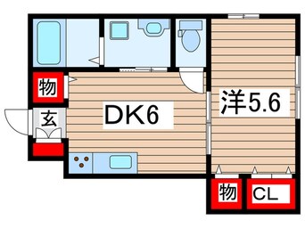 間取図 ナリトモ矢作Ａ
