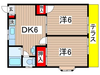 間取図 チェリ－ハイツ