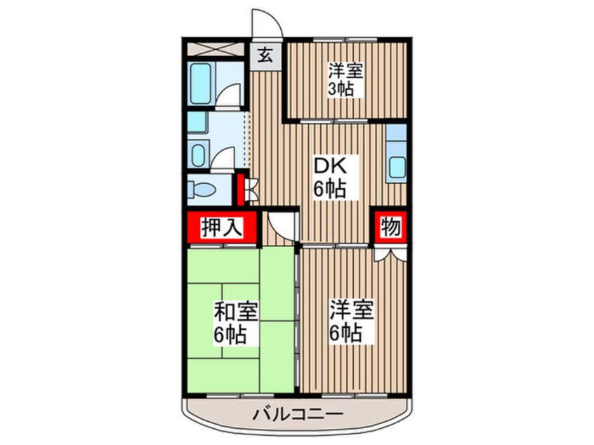 間取図 リナス所沢