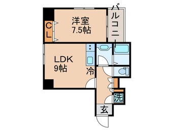 間取図 ROMEC勝どき（301）