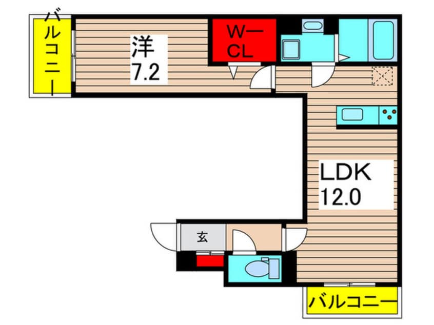 間取図 セレスティア亀有