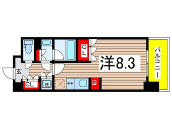 間取図 パークアクシス両国馬車通り