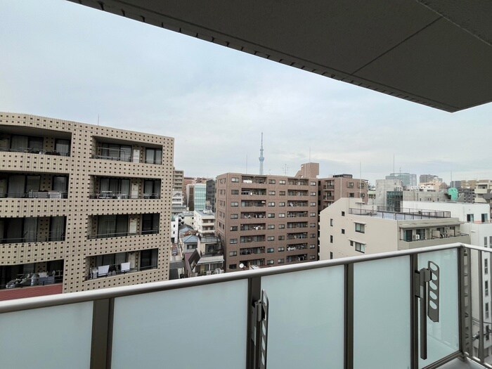 室内からの展望 パークアクシス両国馬車通り