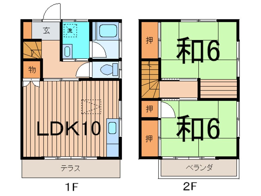 間取図 第二青砥ハイツ