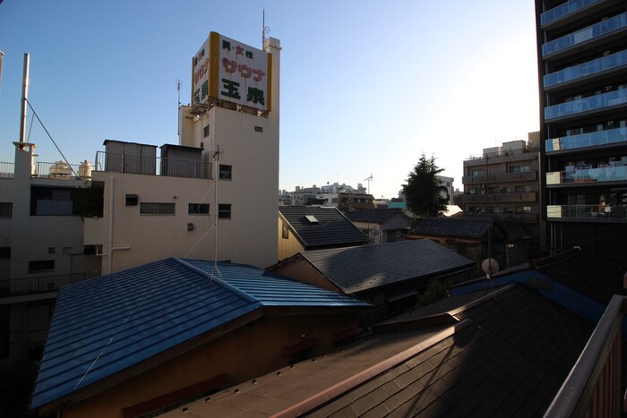 室内からの展望 商店街コーポ