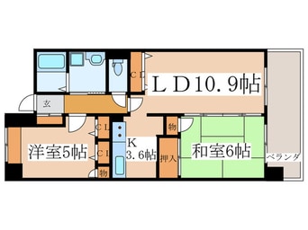 間取図 UURコート白鷺