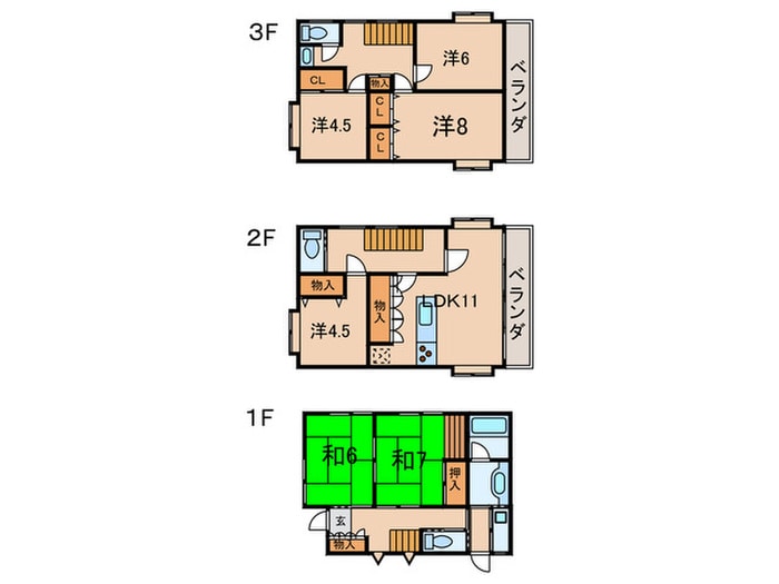 間取り図 塩野邸