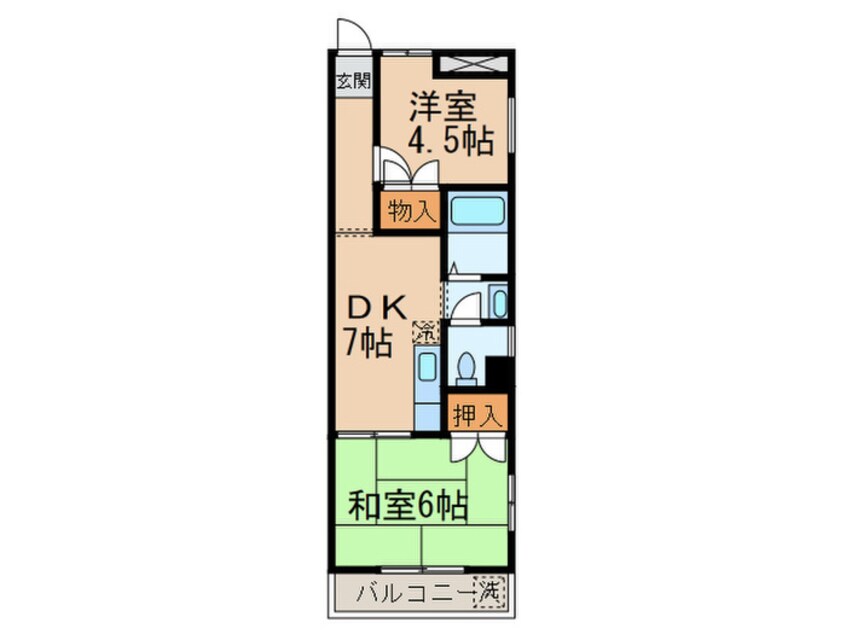 間取図 ホワイト学芸大