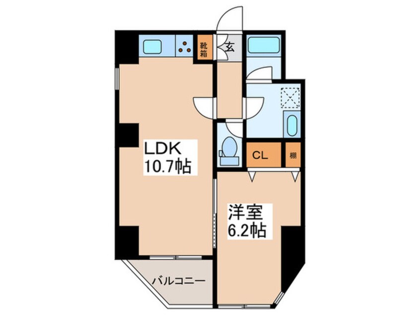 間取図 ラスパシオ蔵前レジデンス