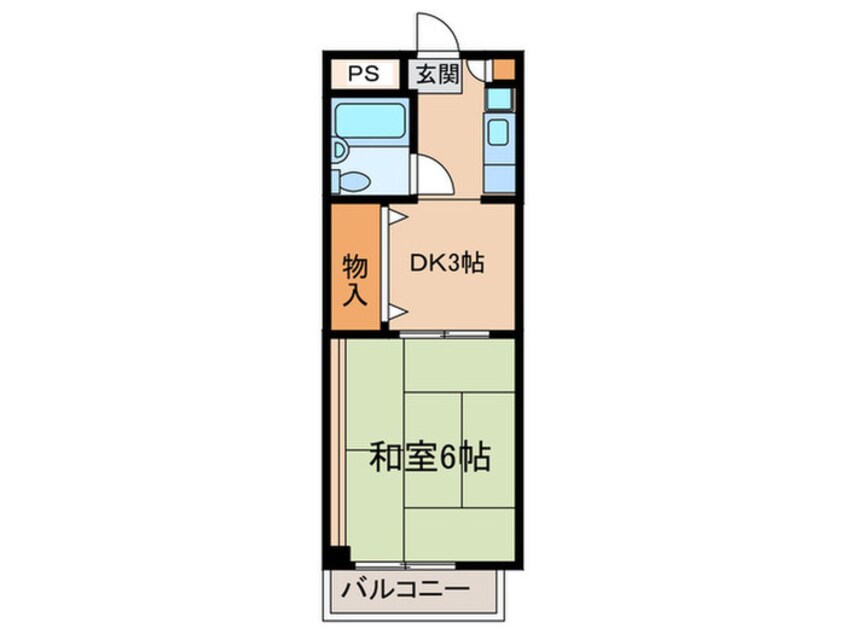 間取図 ロ－ズガ－デン３