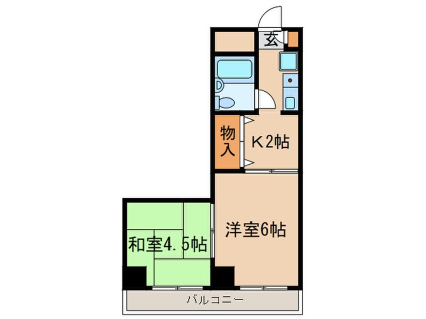 間取図 ロ－ズガ－デン３