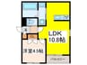 メゾン・ド・シャルム 1LDKの間取り