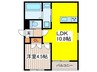 メゾン・ド・シャルム 1LDKの間取り