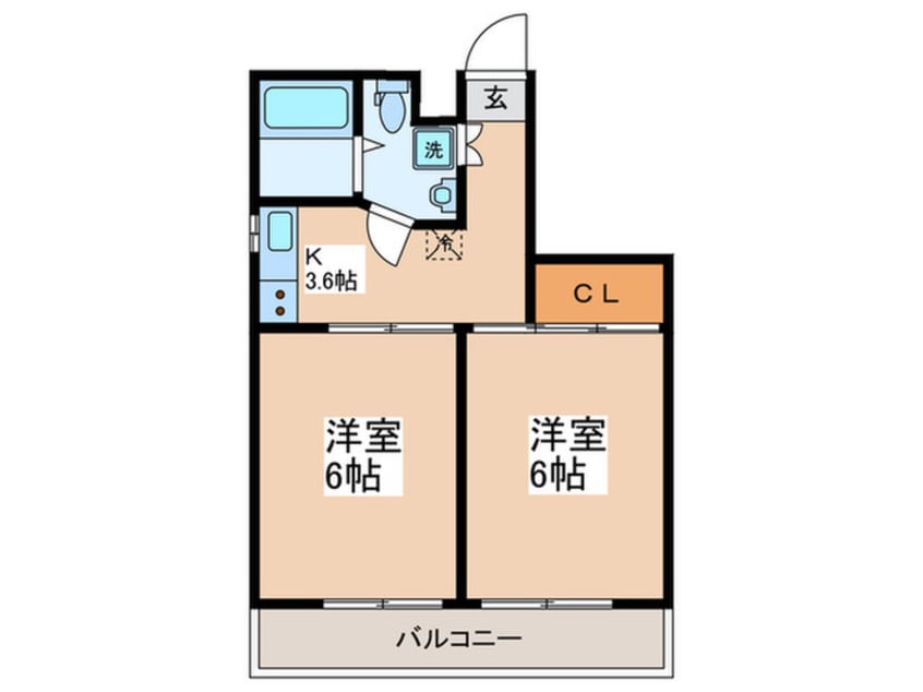 間取図 ベルヴ荻窪