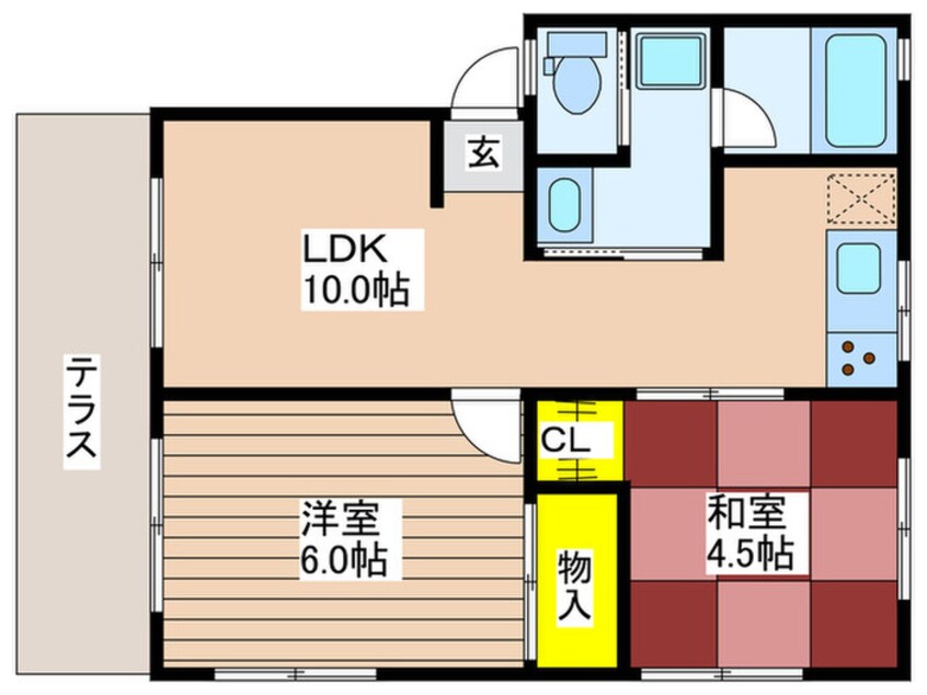 間取図 パークハイツＡ