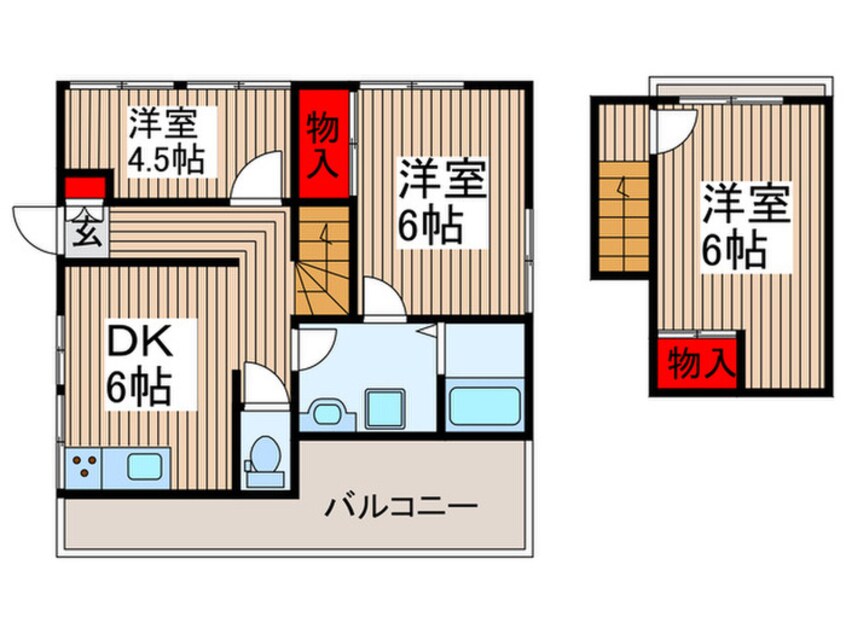 間取図 秋津戸建貸家